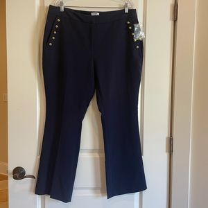 NWT Crown & Ivy Navy Women’s Pants
